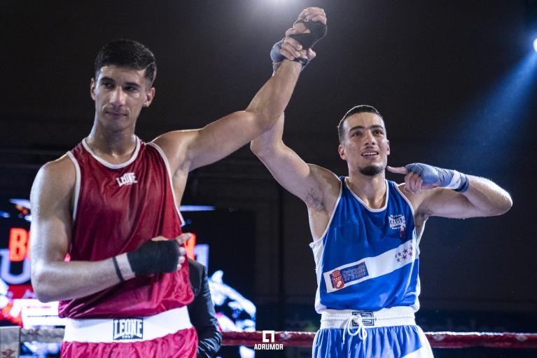 Mohamed y compañero boxeo