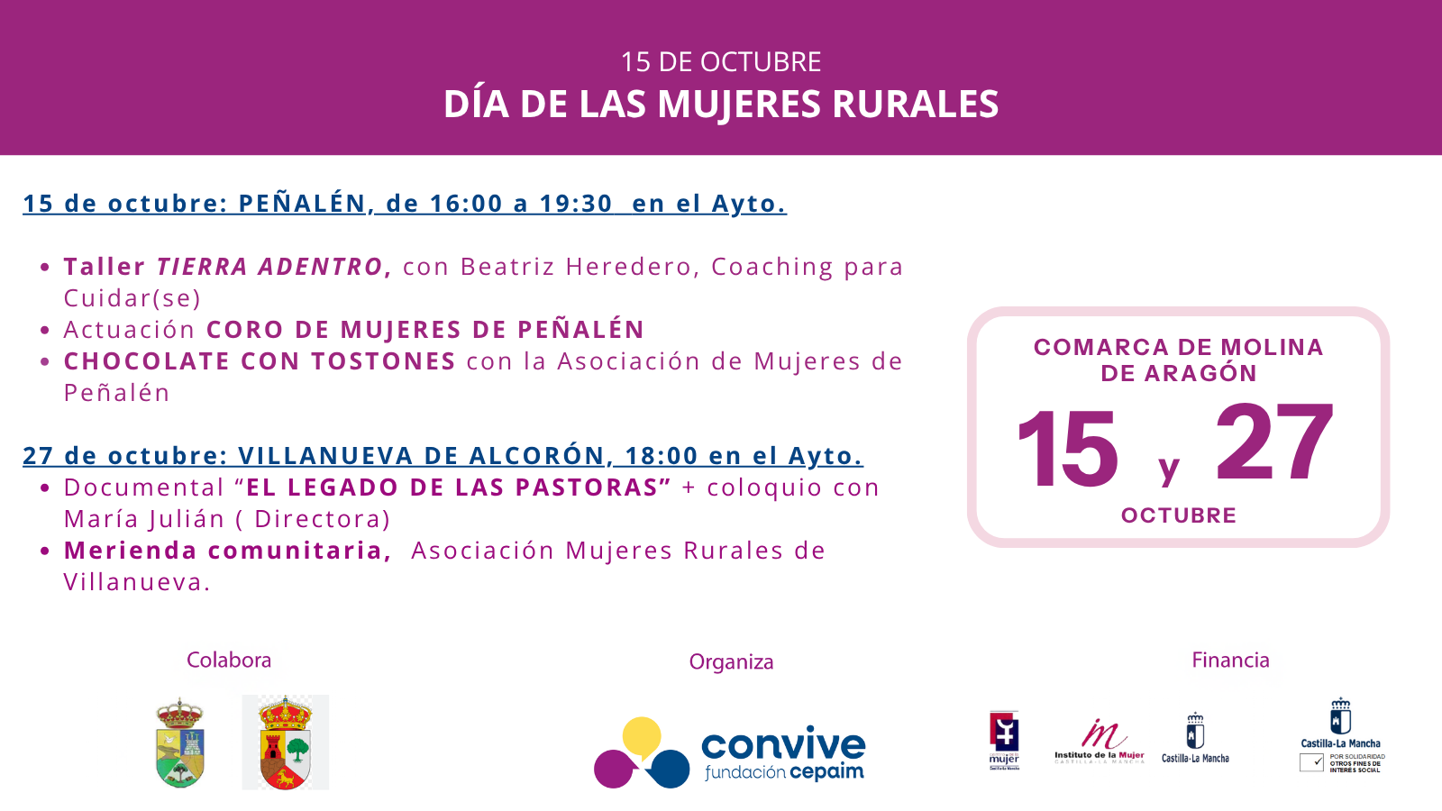 Mujeres Rurales Comarca MolinAragon 2025