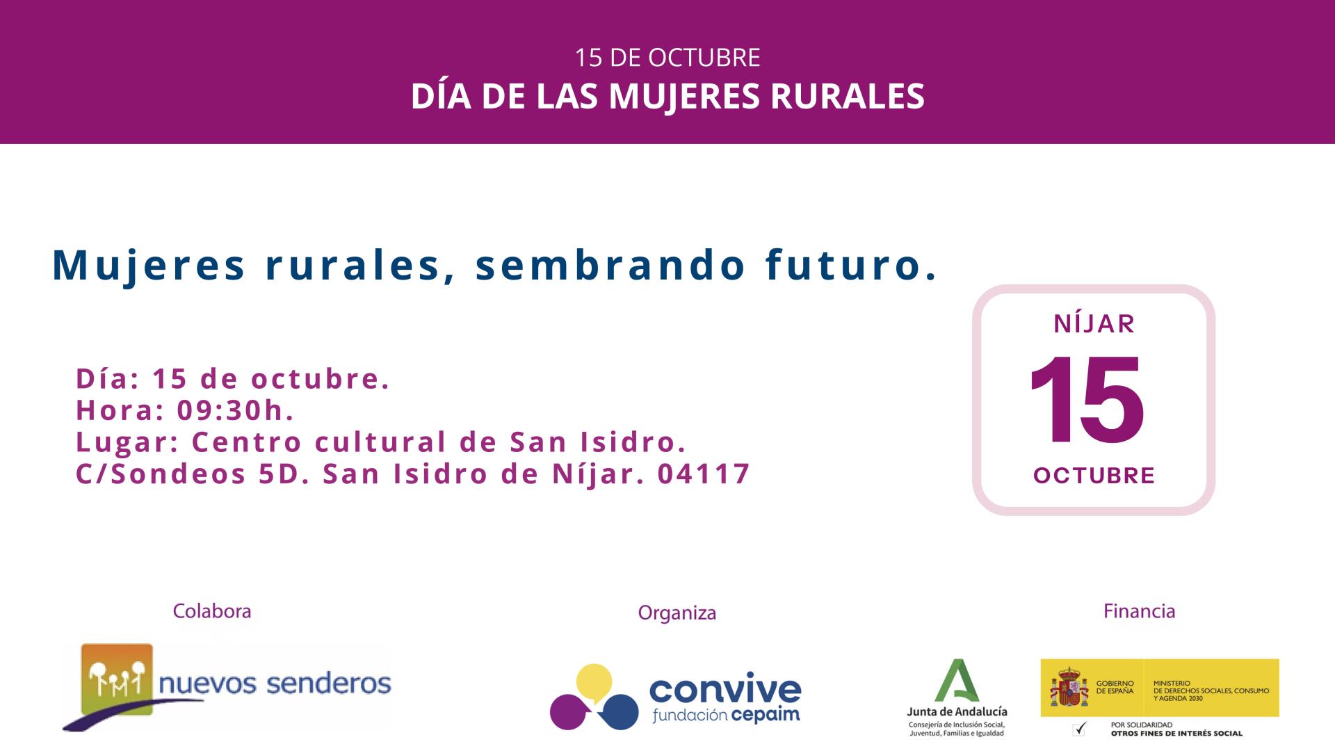 15 octubre actividades nijar
