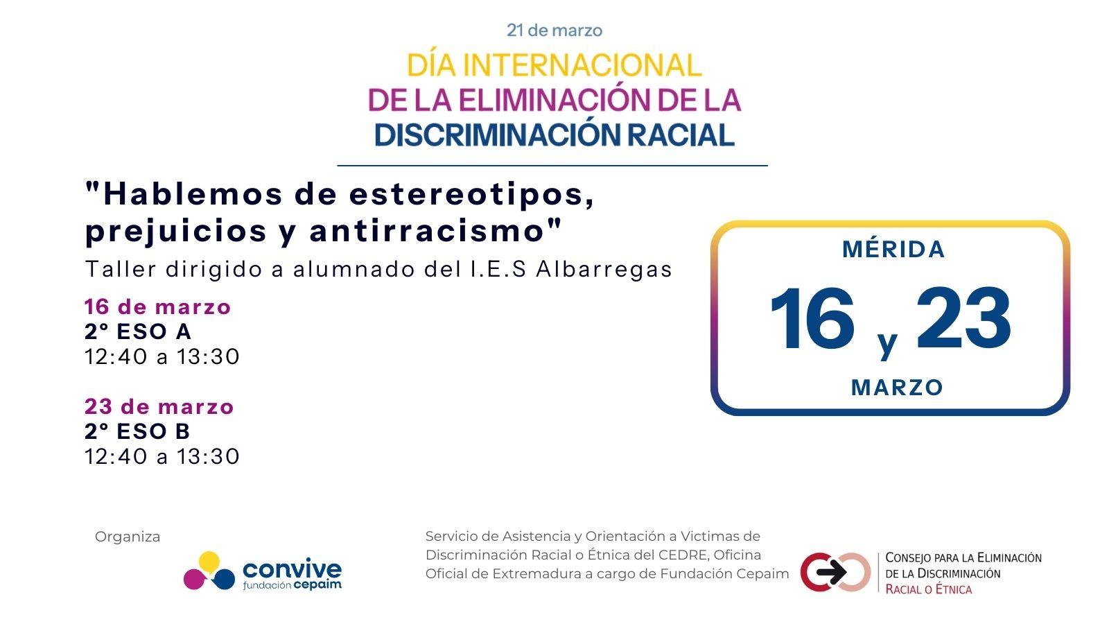 Cartel 21M 2026 Actividades de centros Extremadura 3