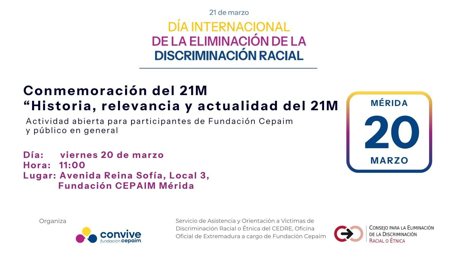 Cartel 21M 2026 Actividades Mérida 1