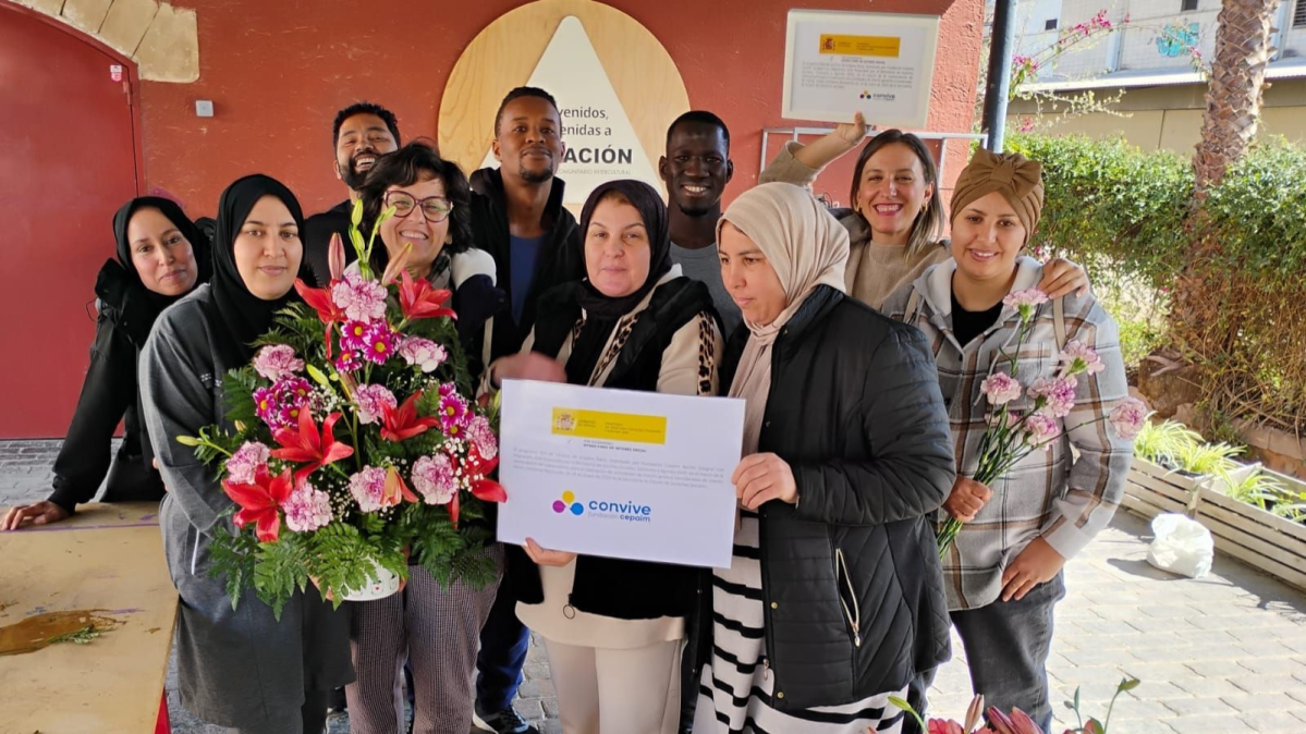 Imagen con participantes del proyecto Red de Centros de Empleo Itaca