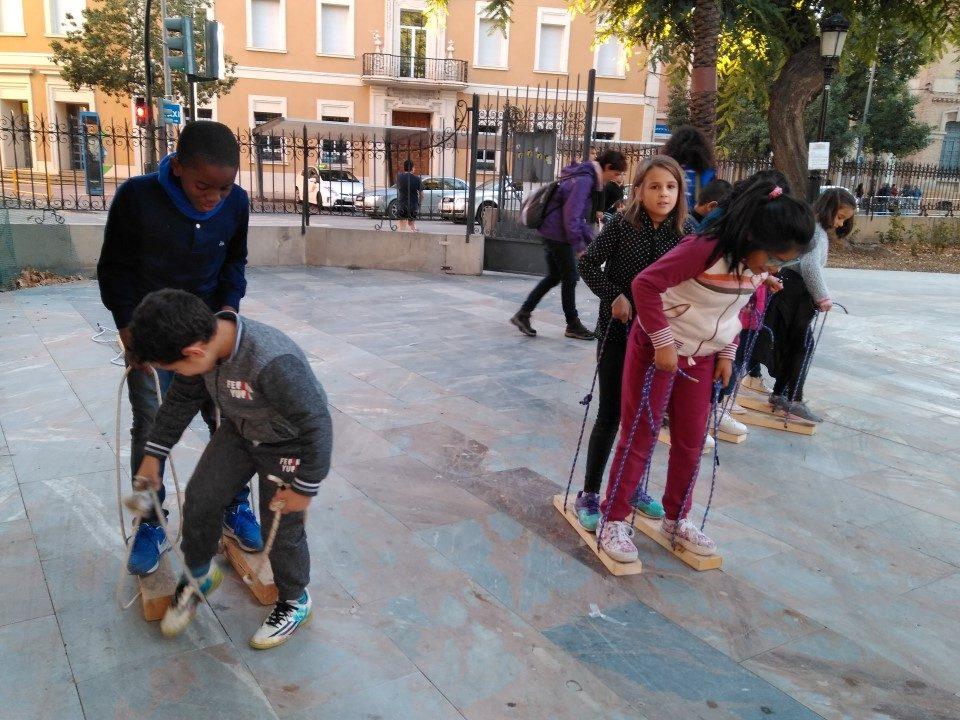 Viviendo la semana de los derechos de la infancia con el Ceip Andrés Baquero en Murcia