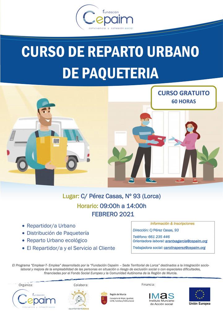Lorca EmplearTEmplea RepartoUrbano Cepaim febrero2021