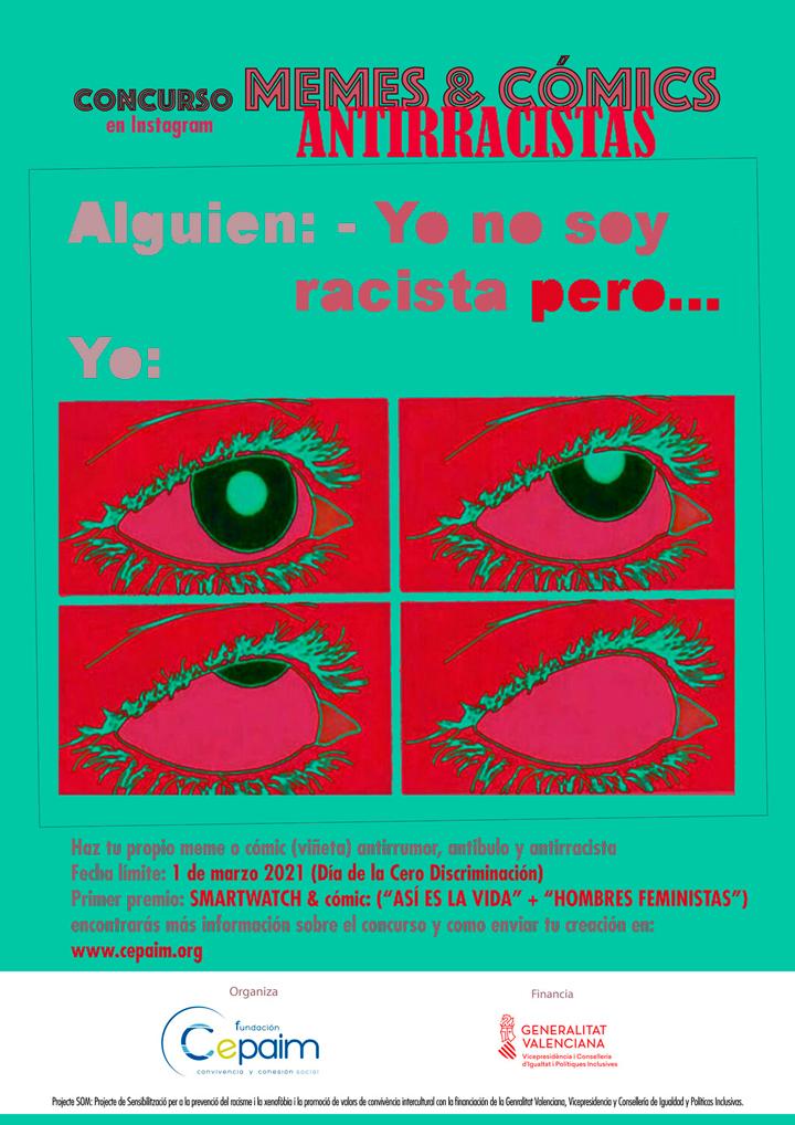 web cartel comics memes proyecto som