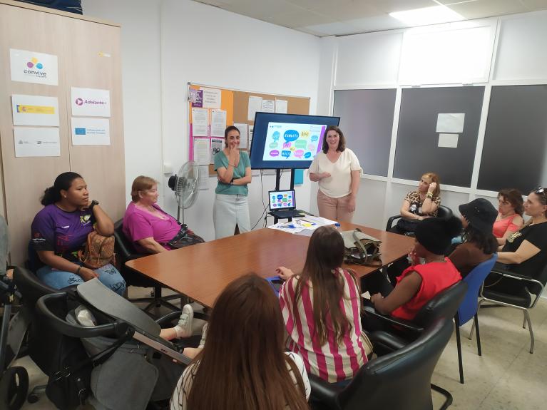 mujeres migrantes curso empleo