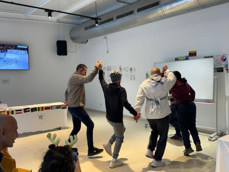 Participantes del programada de acogida en Gandía