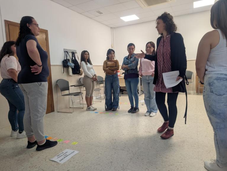 Salir del círculo. Taller Juntas y Revueltas Interseccionalidad
