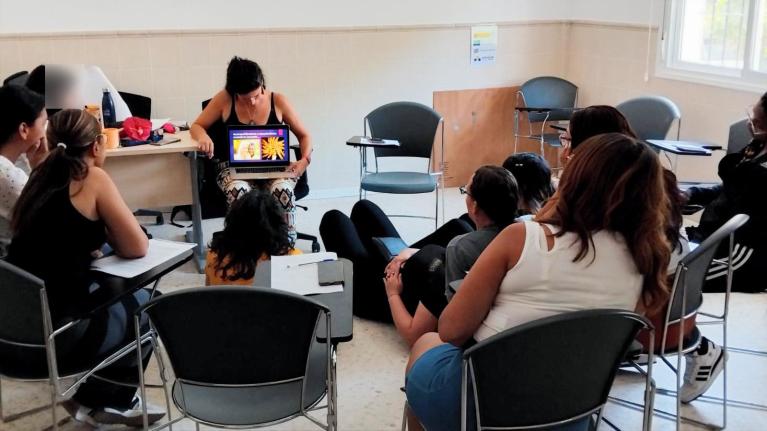 Salir del círculo. Taller Juntas y Revueltas Sexualidad2