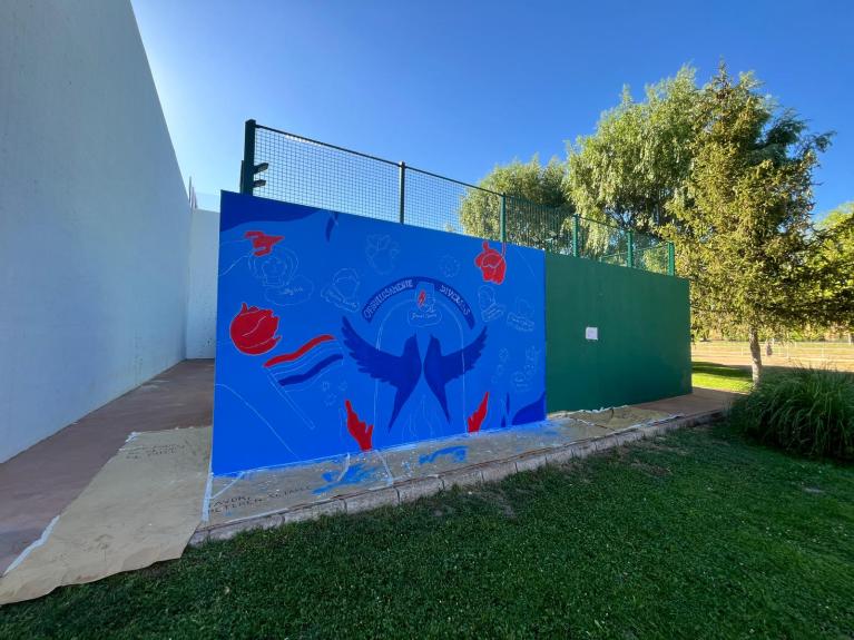 Orgullosamente Diversas proceso mural