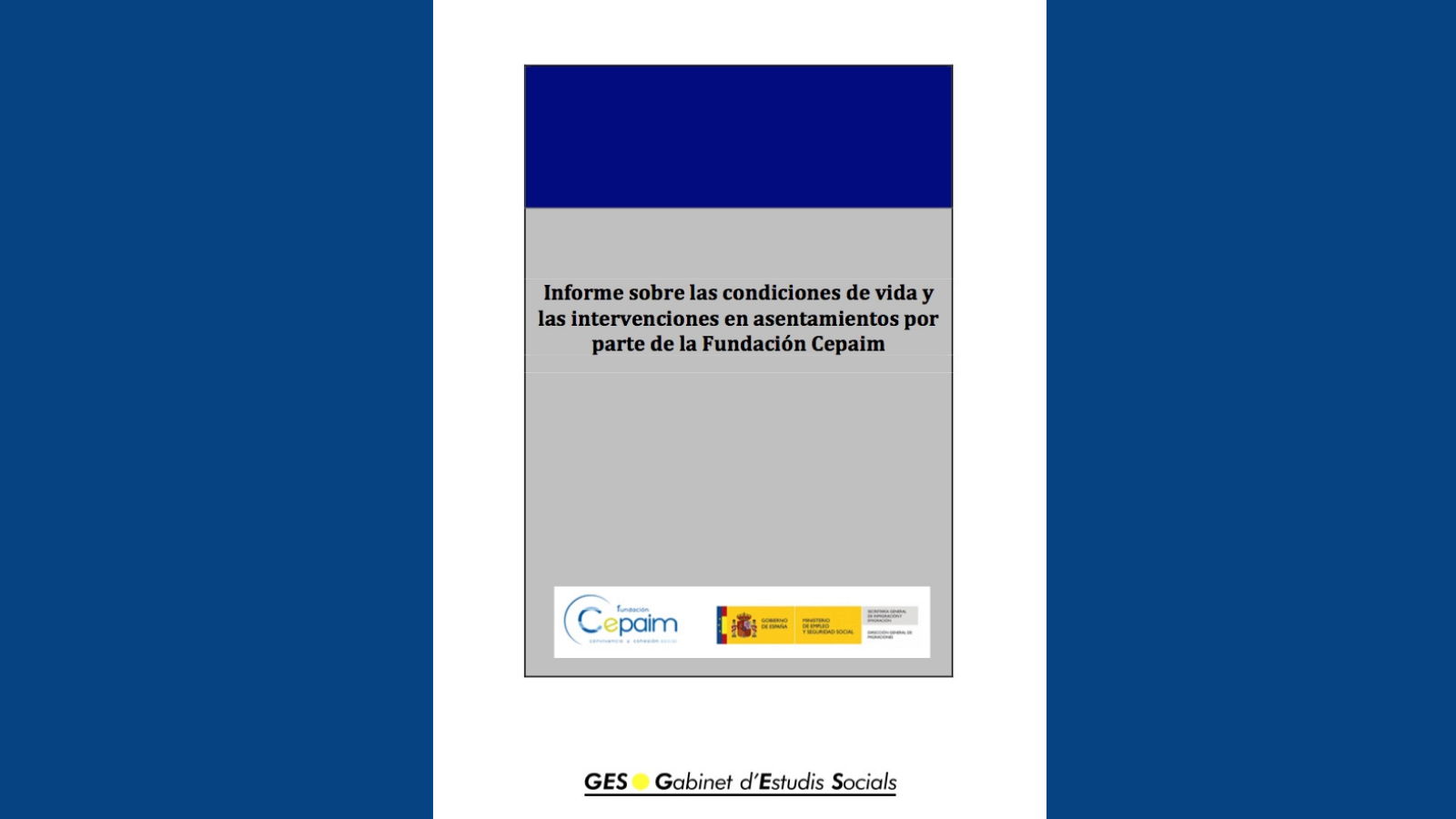 Informe sobre las condiciones de vida y las intervenciones en asentamientos