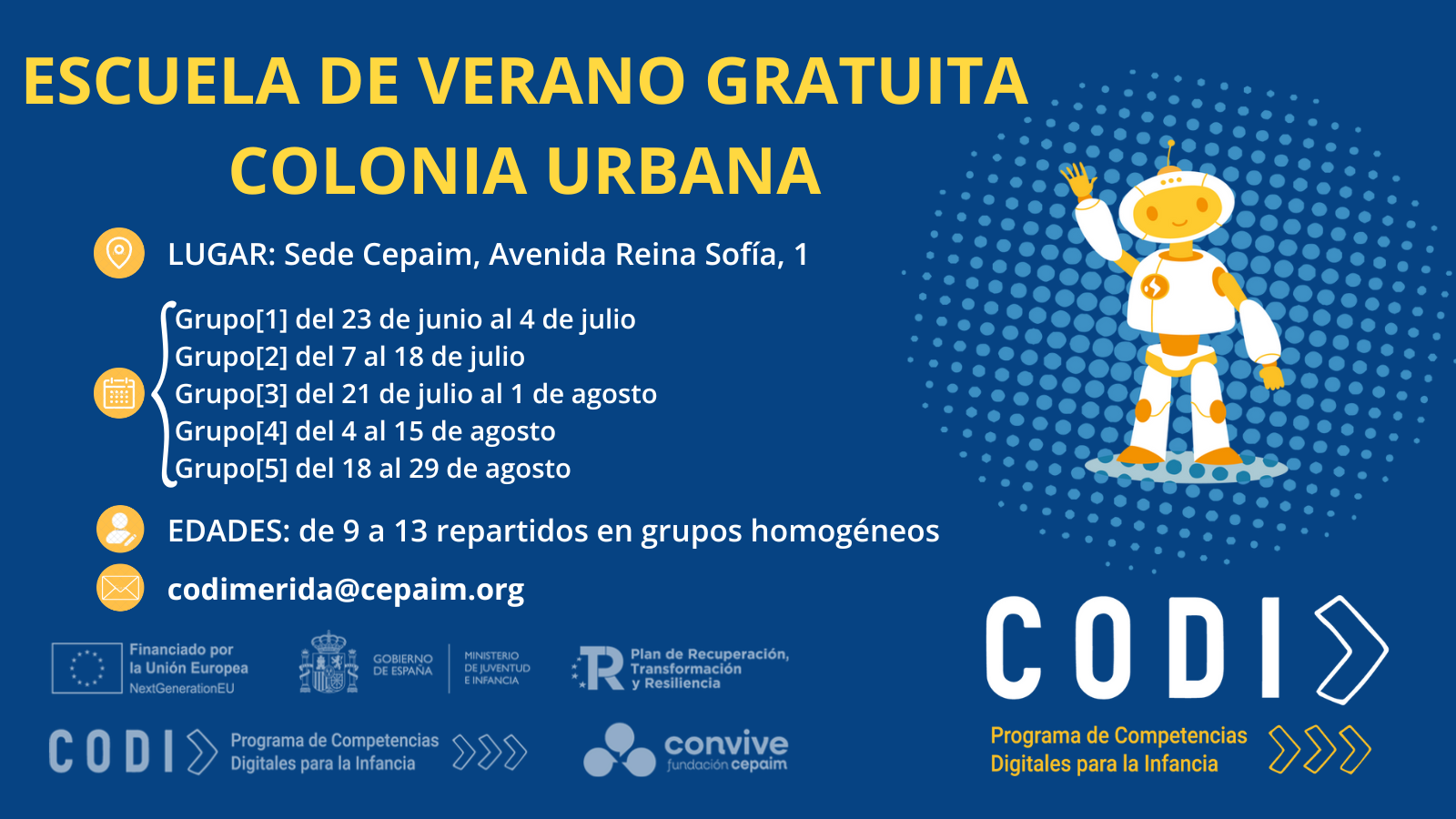 Escuela Verano CODI Mérida
