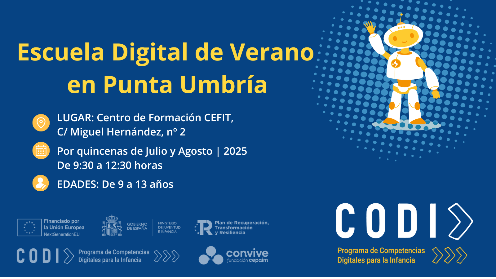 web- Escuela de Verano CODI Punta Umbría