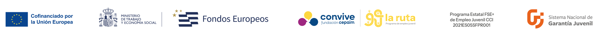 FALDÓN LA RUTA 2025 + Nievo logo Garantias Juveniles