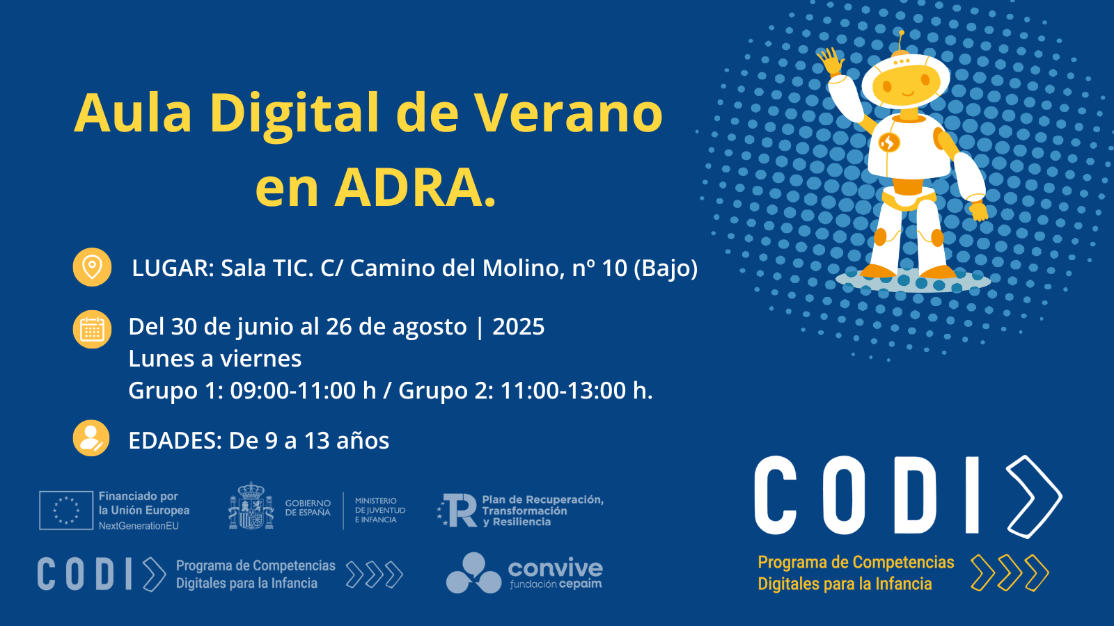 web- CODI - Escuela de Verano Adra