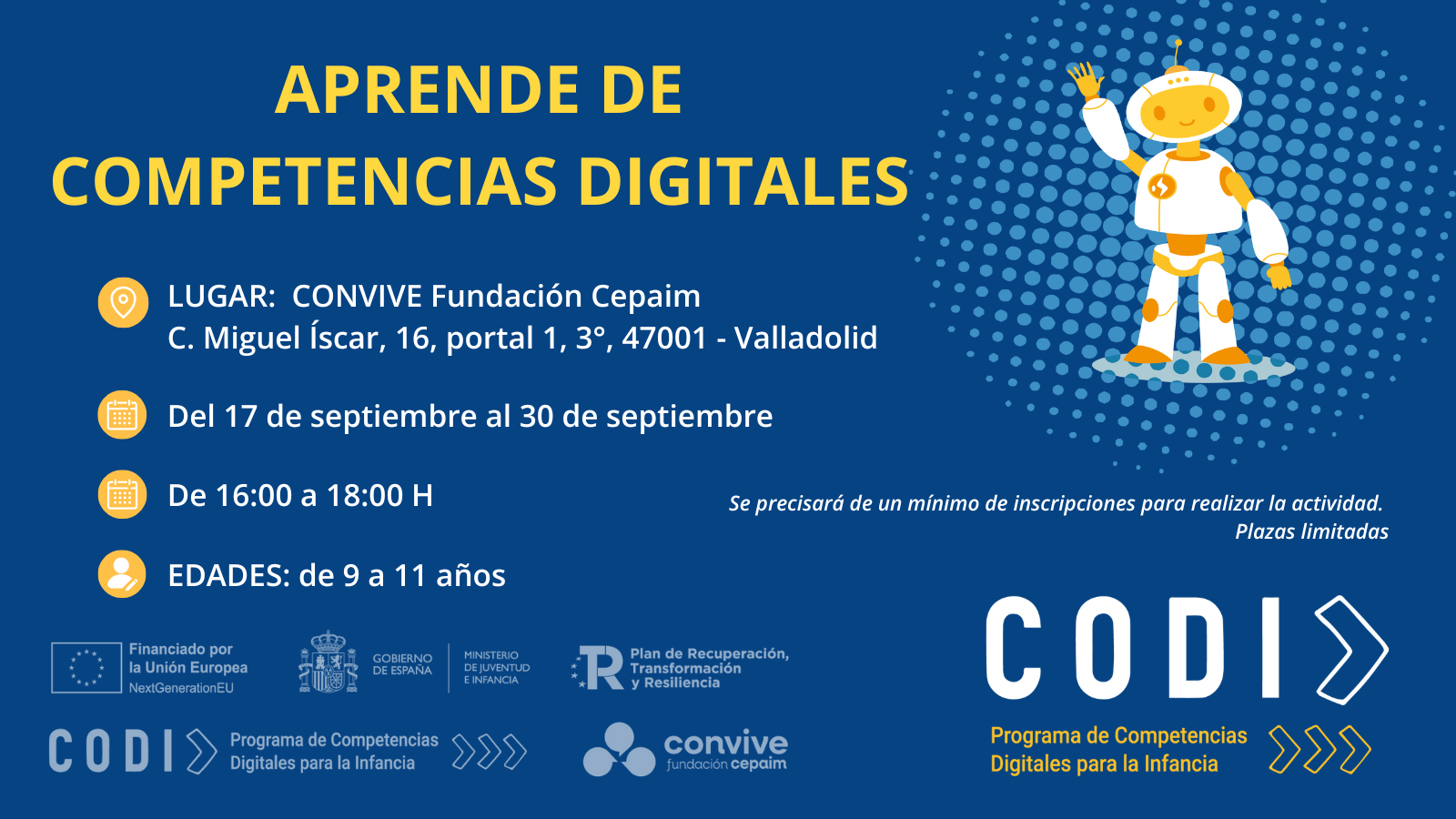 cartel CODI septiembre valladolid