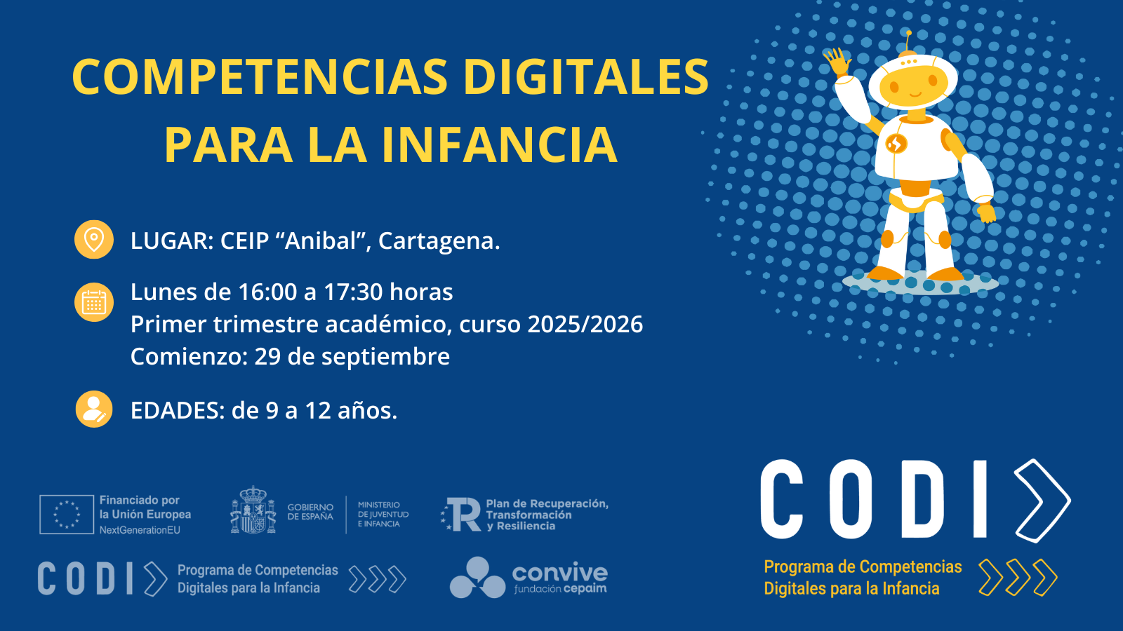 Cartel CODI CEIP ANIBAL