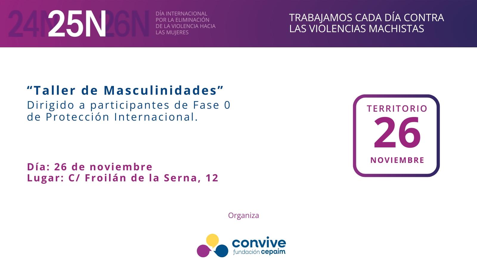 taller masculinidades en sevilla