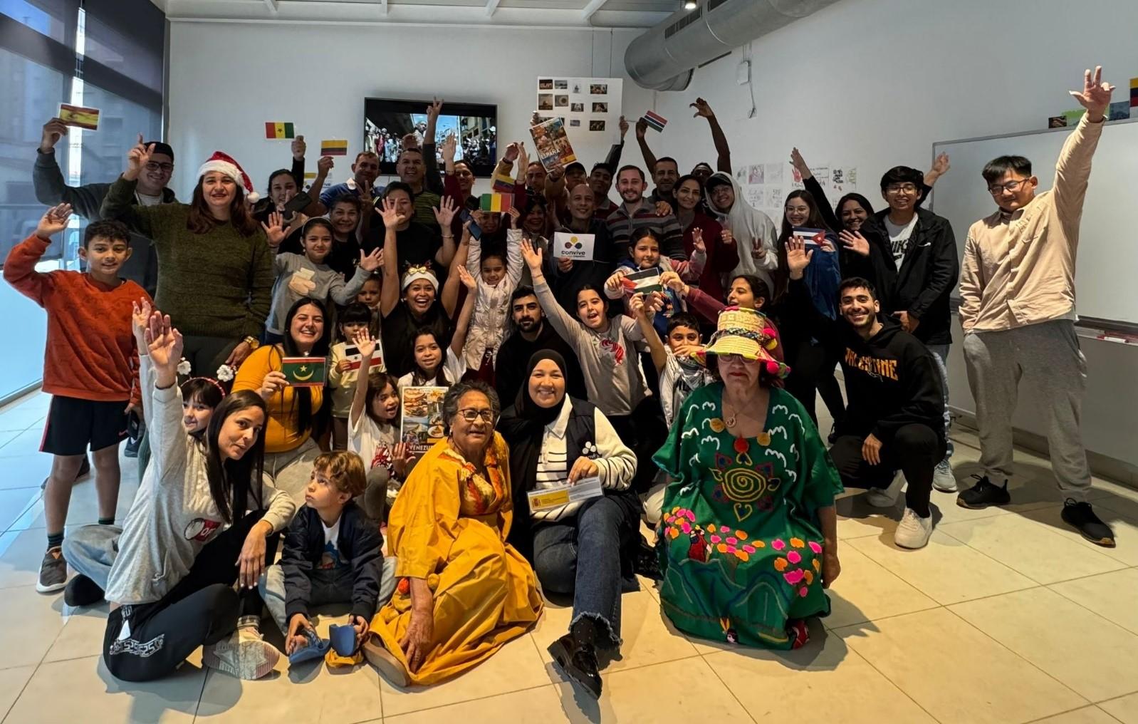 Participantes del programada de acogida en Gandía