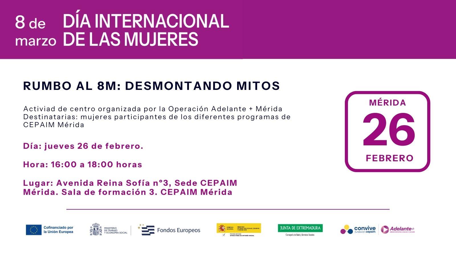 Actividades 8M 2026 Mérida 1