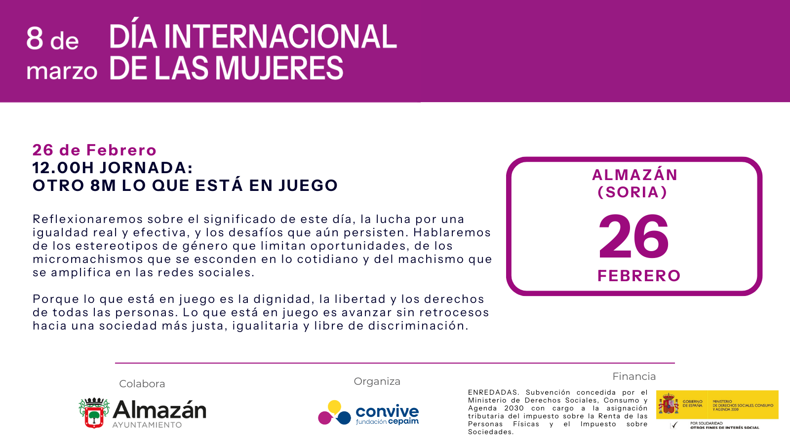 Actividades 8M 2026 Soria 1