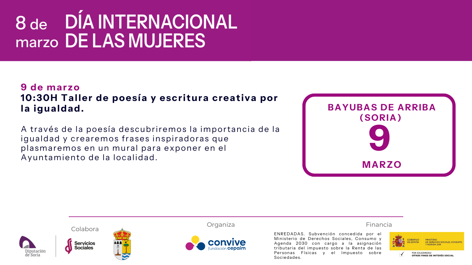 Actividades 8M 2026 Soria 4