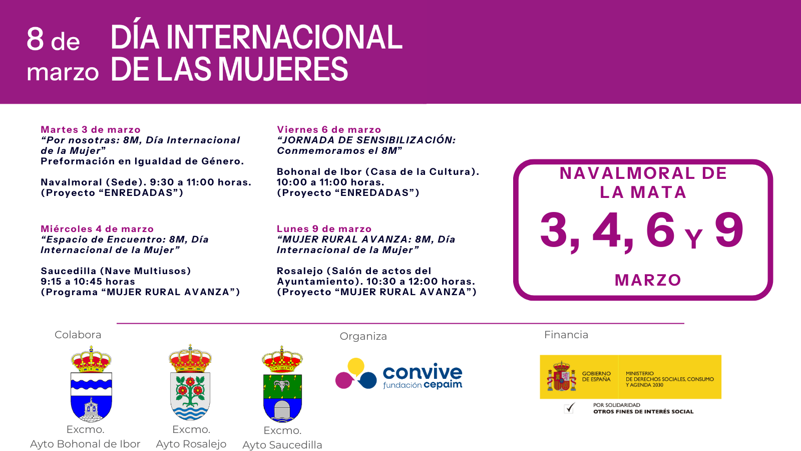 CARTEL PROG. NAVALMORAL SEMANA 8M