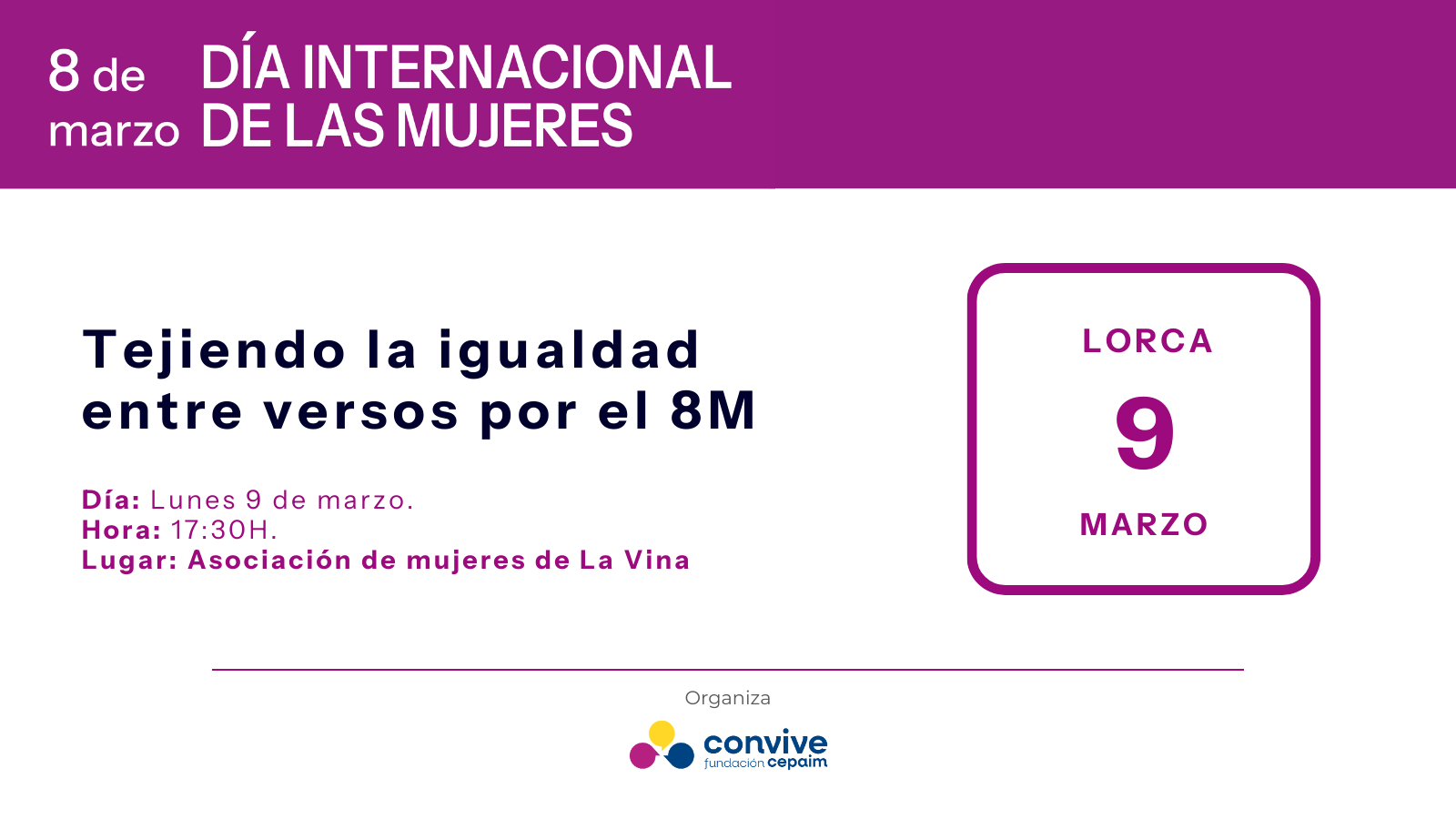 Actividades 8M 2026 Lorca 4