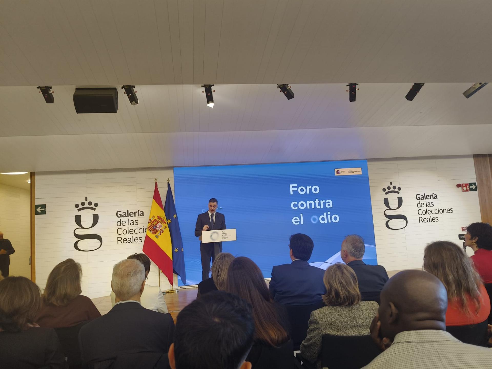 oro contra el odio Pedro Sánchez