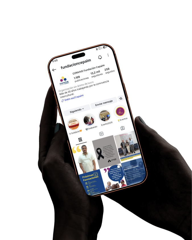 redes sociales convive fundación cepaim 2025