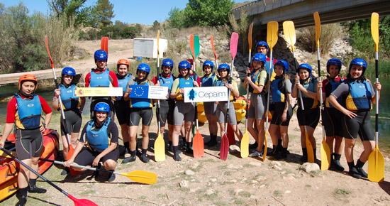 descenso piragua rio alzira cepaim