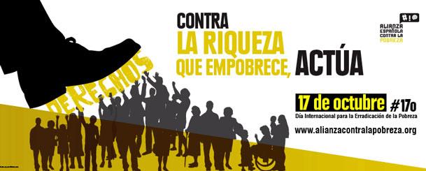 contra la pobreza 17 de Octubre cepaim