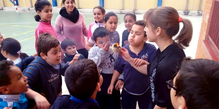 Taller Prehistoria CaixaProinfancia Cepaim Murcia