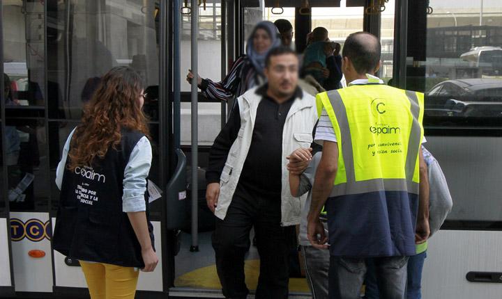 recogida cepaim grupo grecia aeropuerto madrid 26sep