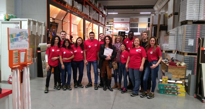 Noticia Bauhaus con Incorpora fundacion Cepaim Madrid