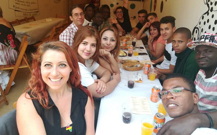 Comida tipica Feria de Sevilla Fundacion Cepaim