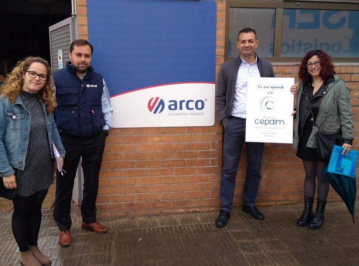 Firma de convenio Fundacion Cepaim en Valencia Arco SL