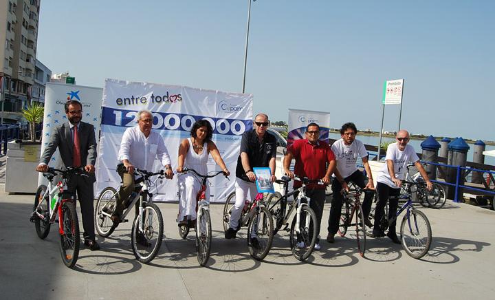 Presentacion 12 millones de pedaladas Fundacion Cepaim en Ayamonte 1