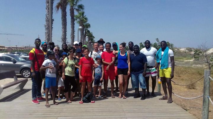 salida playa proteccion internacional cepaim torre pacheco murcia