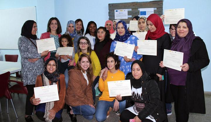 Fundacion Cepaim Molina de Segura entrega de diplomas Programa Adelante Alicia Barquero