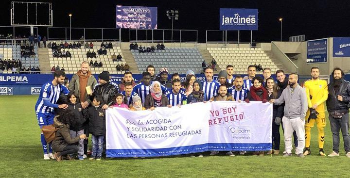 Apoyo LorcaFC Fundación Cepaim Proteccion Internacional Lorca