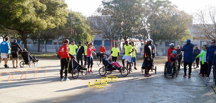 Entrenamiento Carros de Fuego Fundacion Cepaim en Sevilla1