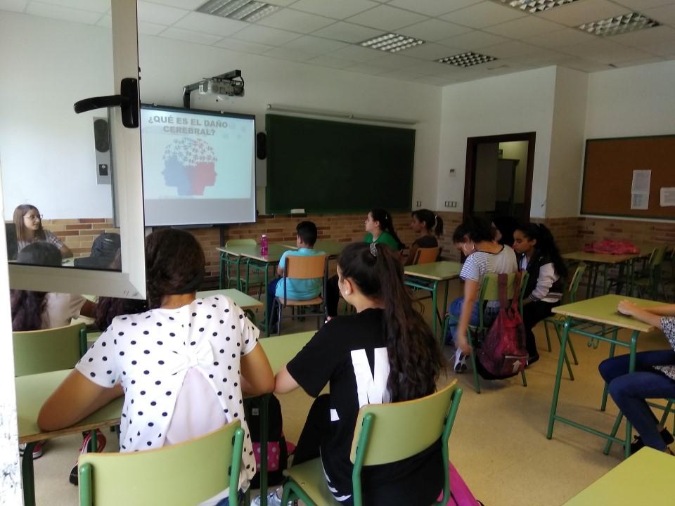 Jóvenes de Molina de Segura y Alguazas de Murcia se acercan a la realidad de las personas con Daño Cerebral Adquirido