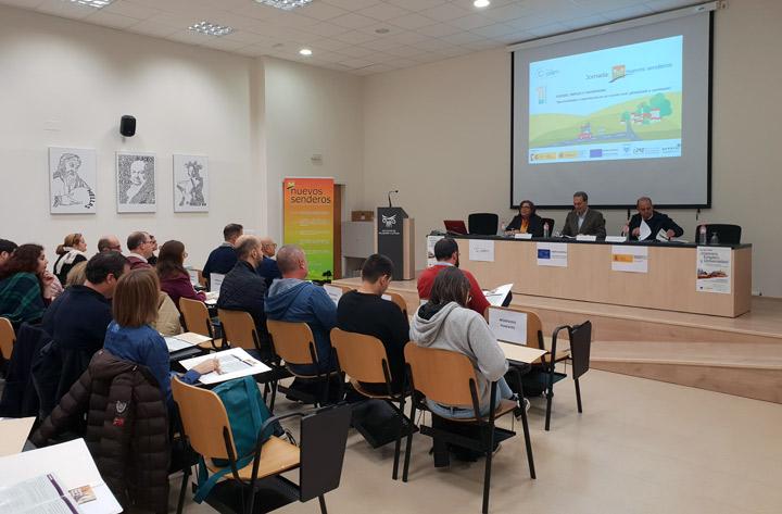 JornadaNuevosSenderos 1 Caceres Oportunidadesempleo Cepaim UniversidaddeExtremadura noviembre2018