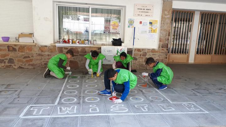 Pintamosnuestrocolegio 1 BolañosdeCalatrava dinamización noviembre2018
