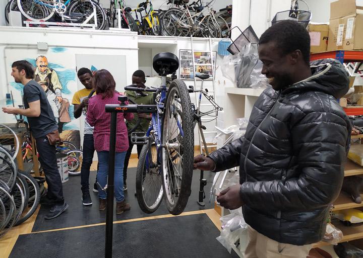 MolinadeSegura reciclajeBicicletas acogida febrero2019
