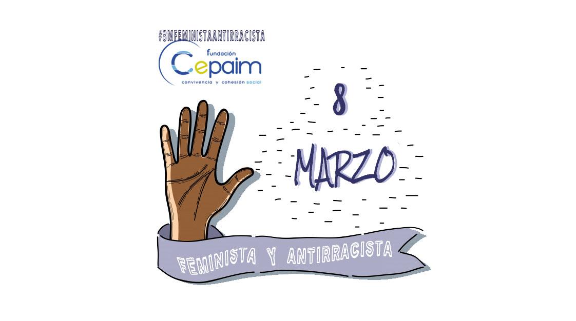 portada cepaim 8m faminista antirracista comunicado