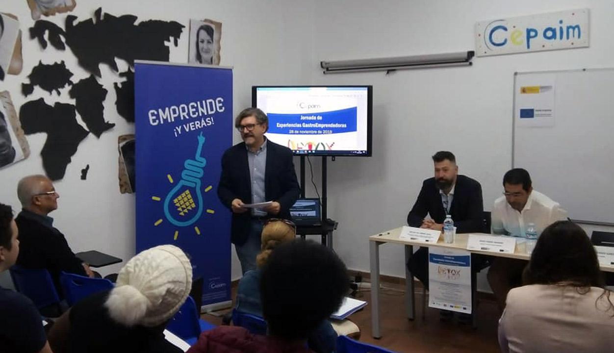Roquetas CepaimEmprende JornadaExperienciasGastroEmprendedoras 1 noviembre2019