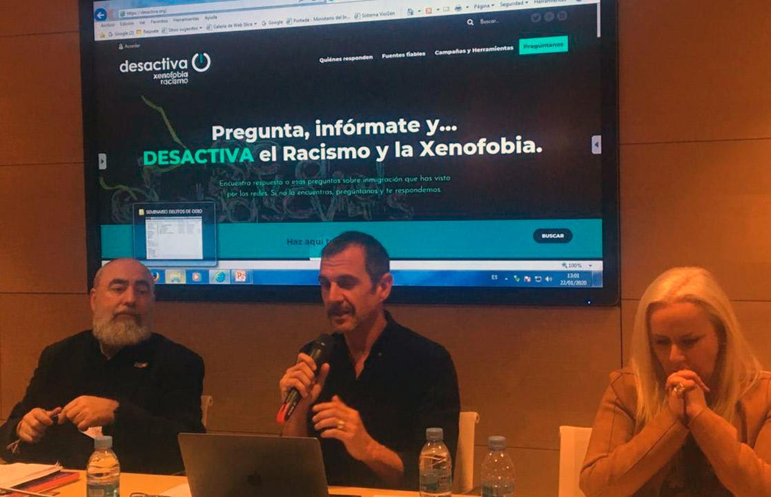 Desactiva SeminarioDelitosDeOdio 1 MinisterioDelInterior Madrid enero2020