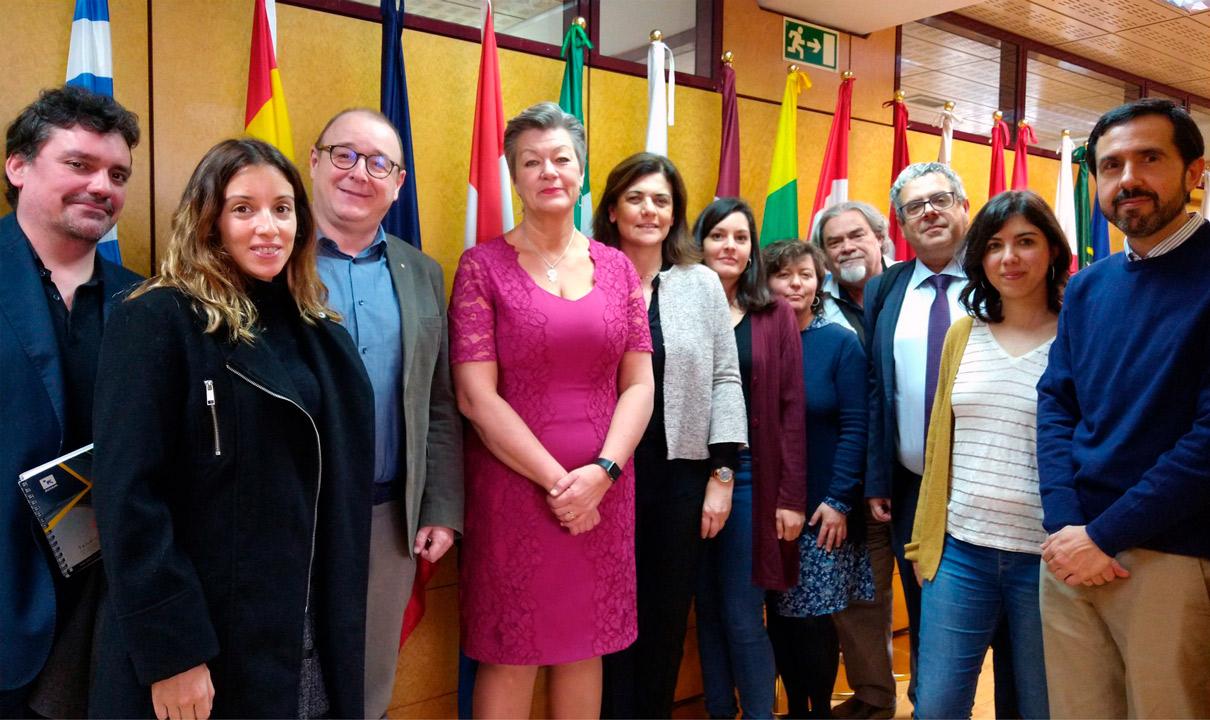ReuniónComisariaEuropea 1 PactoMigracionAsilo febrero2020